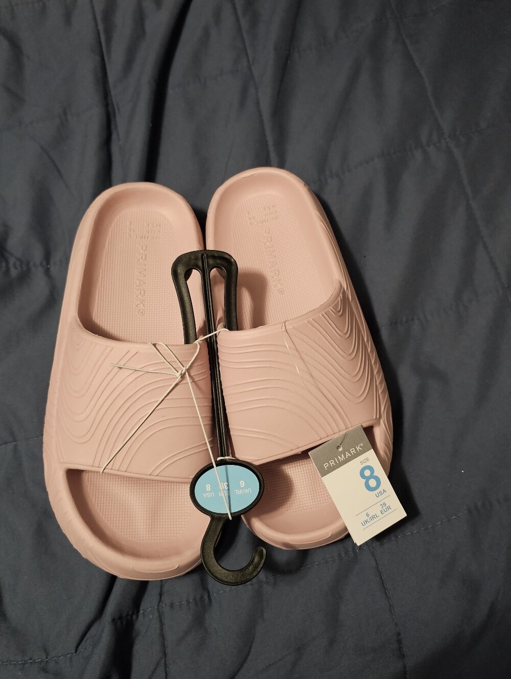 Primark Light Pink Women's Slide Sandals Size 8